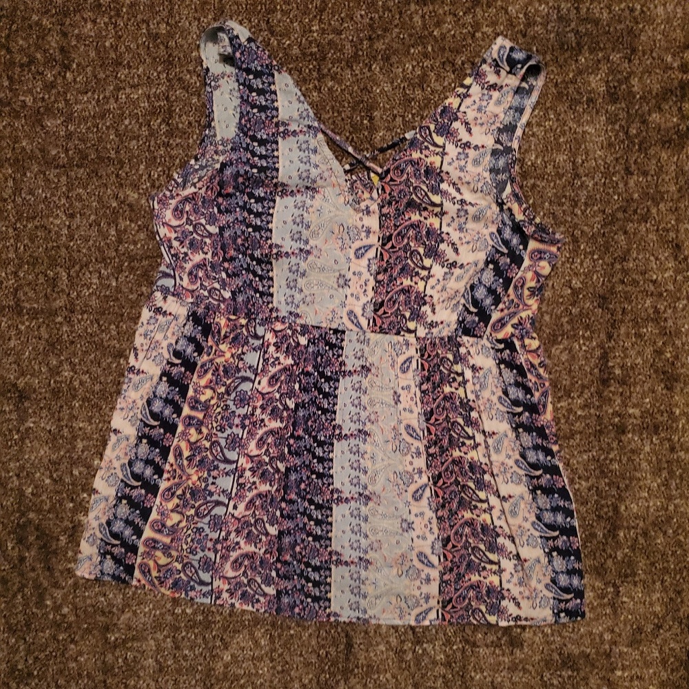 True Craft multi-color top